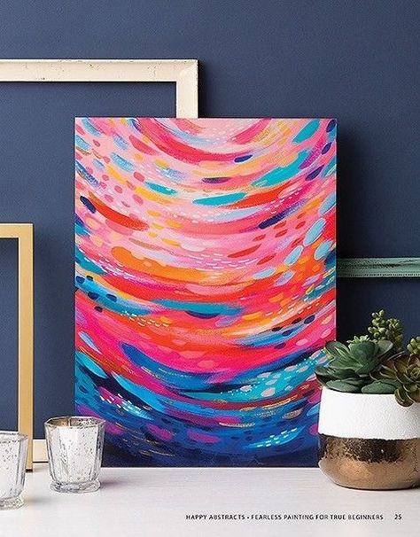 Fearless Painting, Painting Guide, Canvas For Beginners, Abstract Art Diy, Easy Canvas Art, Cute Canvas Paintings, Unique Perspective, Canvas Painting Diy, Abstract Canvas Painting