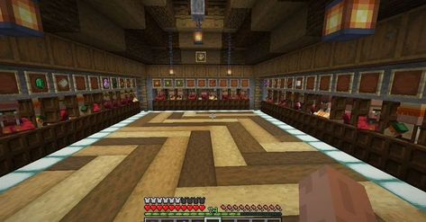 How to create a villager trading hall in Minecraft Underground Trading Hall Minecraft, Minecraft Villager Trading Hall Ideas Underground, Villager Trade Hall Minecraft, Underground Villager Trading Hall Minecraft, Minecraft Trading Hall Interior, Village Hall Minecraft, Underground Villager Trading Hall, Villager Trading Hall Minecraft Interior, Villager Trading Minecraft