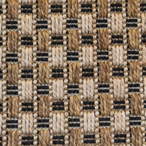 The dense, sisal-like construction of this rug makes it one of the most popular selections of outdoor rugs available. The heat-set, cabled yarn structure provides a solid texture with incomparable durability, while the rich colorations of tone-on-tones afford unlimited options and design possibilities to enhance any open setting. This rug is stain, soil and sun resistant to withstand the outdoor elements and ensure longevity. Solid Texture, Weaving Rug, Material Library, Weaving Textiles, Indian Fabric, Upholstered Storage, Fabric Yardage, Interior Fabric, Rag Rug