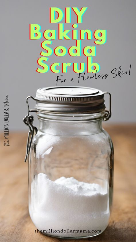 This guide on how to prapare your own DIY Baking Soda Scrub, an effective and natural skincare product, emphasizes its role in sustainable beauty practices, that you can always have around the house. Diy Baking Soda Face Scrub, Baking Soda Exfoliating Scrub, How To Exfoliate Face, Baking Soda For Face, Exfoliating Body Scrub Diy, Homemade Exfoliating Scrub, Diy Baking Soda, Baking Soda Body Scrub, Baking Soda For Skin