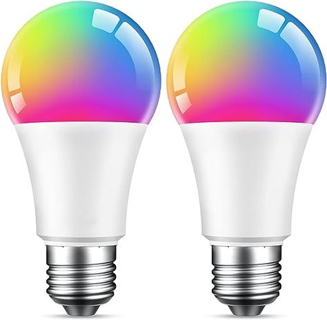 Amazon.com: Beantech Smart Bulb, WiFi Light Bulbs, Color Changing Light Bulb, Smart Light Bulbs Work with Alexa & Google Assistant, A19 RGB Alexa Light Bulb, RGB+White, Dimmable LED Light Bulbs, 2 Pack,Multicolor : Tools & Home Improvement Color Changing Light Bulb, Cold Laser Therapy, Fish Lamp, Smart Bulbs, Smart Lights, Smart Bulb, Smart Light Bulbs, Dimmable Led Lights, Color Changing Lights