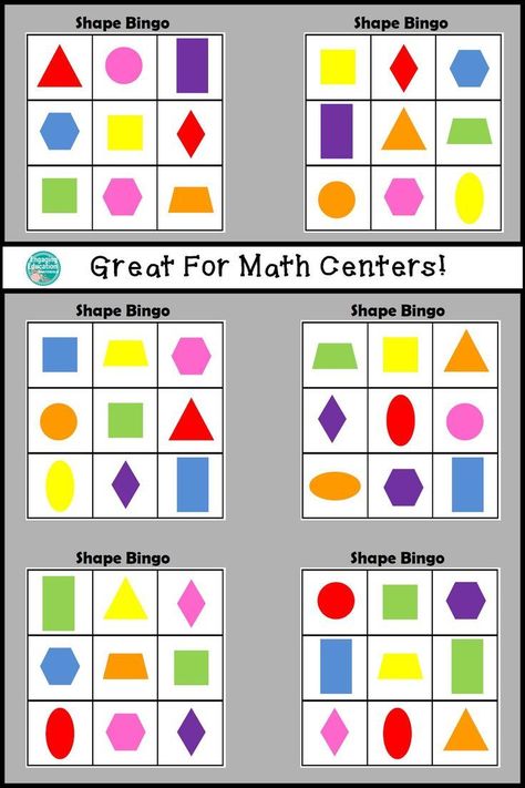 Geometric Shapes BINGO Shape Bingo, Preschool Pattern Activities, Resource Room Teacher, Preschool Patterns, Classroom Hacks, Self Contained Classroom, Pattern Activities, Shapes Activities, Fun Worksheets