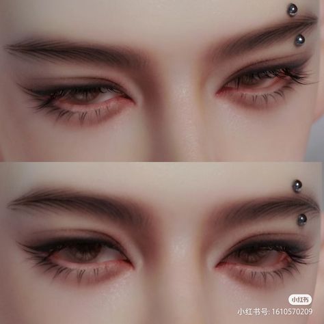 Bjd Eyes, Fantasy Art Dolls, Dark Anime Guys, Korean Art, Lip Art, Doll Eyes, Eye Design, Pretty Dolls, Eye Art