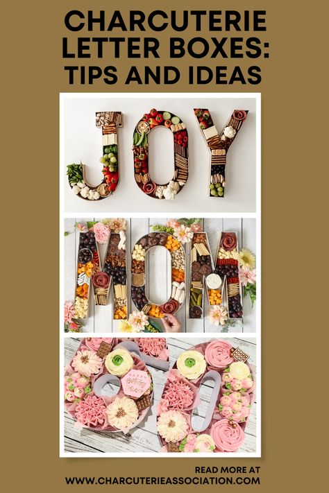 Looking for a fun and unique way to serve up charcuterie? Try making your own letter box! Our latest article shows you step-by-step how to create a personalized and delicious spread that's sure to impress your guests or would make a perfect gift for a special someone! #LetterBoxCharcuterie #CharcuterieIdeas #PartyPlatters #charcuterie #charcuterieboard #charcuterielife #charcuterieboxes #charcuterieplatter #diycharcuterie #charcuterieideas #charcuterieinspiration #charcuteriecreations Charcuterie Letter Box Ideas, Charcuterie Letter Boxes Diy, Letter Box Charcuterie Board, Letter Tray Charcuterie, Letter Trays For Food, Charcuterie Letter Board Ideas, Cardboard Letter Charcuterie, Letter Tray Ideas, Letter Charcuterie Board Ideas