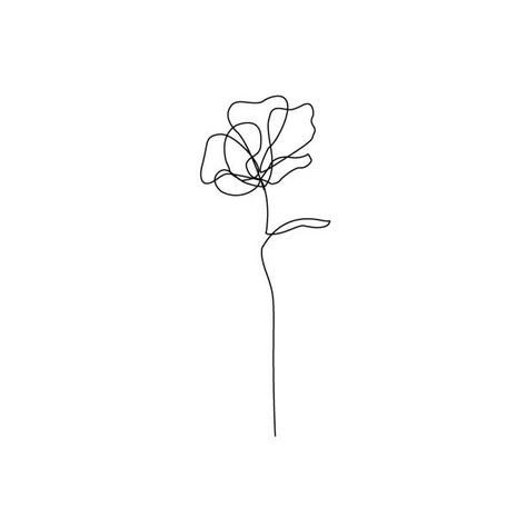 Anemone Tattoo, Rose Line Art, Flower Vector Art, Free Watercolor Flowers, Flower Line Art, Line Art Flowers, Line Art Images, Flower Line Drawings, Doodle Tattoo