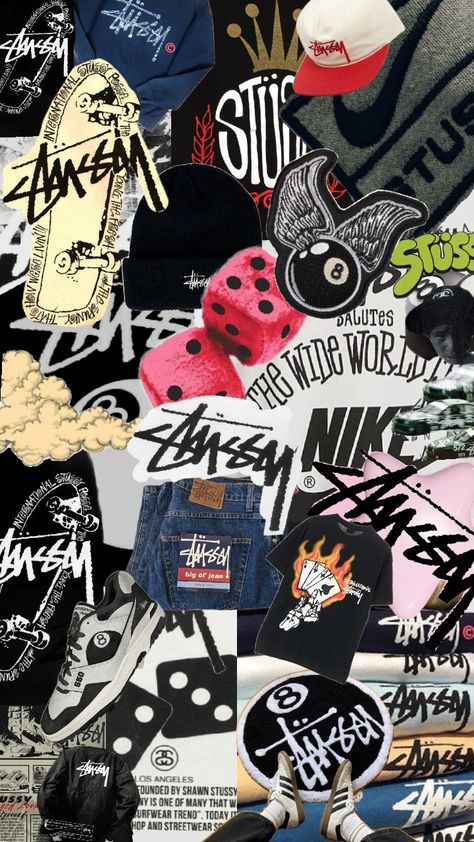 Skater Boy Aesthetic Wallpaper, Stussy Sticker, Skater Boy Aesthetic, Cold Pics, Mac Wallpaper Desktop, Wallpaper For Boys, Stussy Wallpaper, Streetwear Wallpaper, Stussy Logo