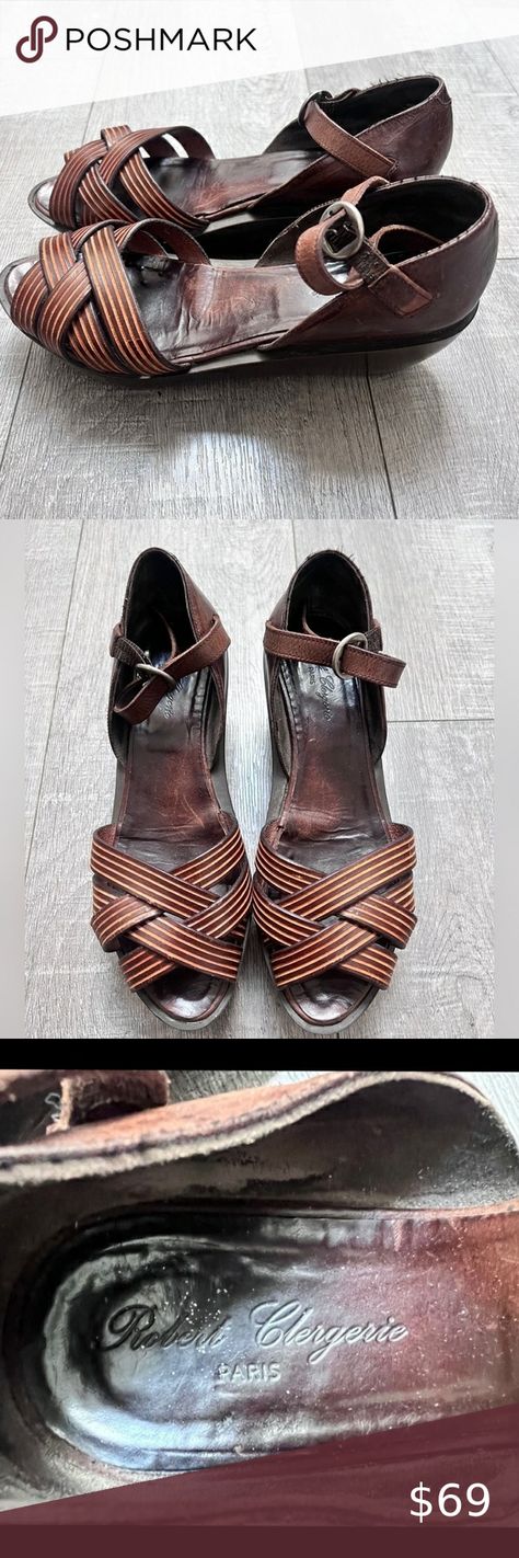 Robert Clergerie Brown Leather Strappy Platform
Sandals Size 8.5 Strappy Platform Sandals, Robert Clergerie, Platform Sandals, Brown Leather, Sandals, Heels, Best Deals, Plus Fashion, Fashion Design