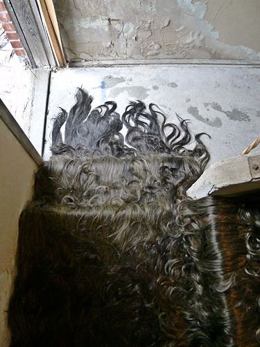 Hair On The Floor, On The Floor, Hair Art, The Floor, Installation Art, Arkansas, Something New, Surrealism, Art Inspo