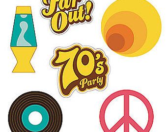 My 70's Party wall Decorations / Party decorations / 70's theme party / party lanterns / 70's / 70's  party Cutouts 70s Theme Party Decorations, Hoco Themes, 70s Dance, Yearbook Club, Prom Theme Party, 70s Prom, Decades Party, 70s Party Theme, 70s Theme Party