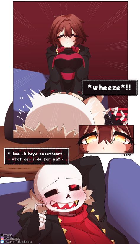 Underfell Comic, Blue Diamond Steven Universe, Sans E Frisk, Frans Undertale, Sans X Frisk, The Ancient Magus Bride, Undertale Comic Funny, Anime Undertale, Undertale Funny