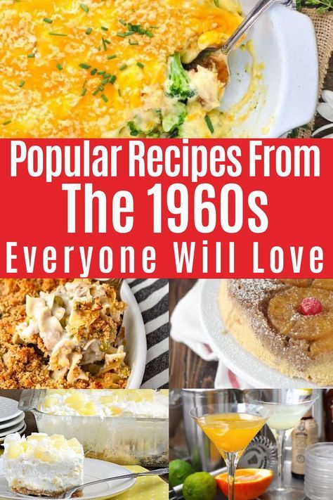 1960 Party Food Ideas, Recipes From 1960's, 60s Food Ideas, 1960s Recipes Vintage, 60s Appetizers Appetizer Ideas, 1960 Appetizers Cocktail Parties, Vintage Potluck Recipes, 1960s Cocktail Party Food, Retro Party Appetizers