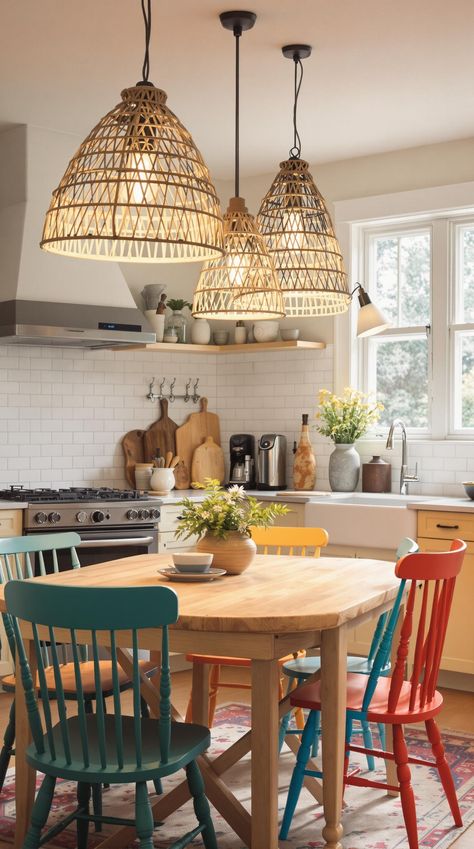 Boho Kitchen Ideas Boho Shelving, Beaded Chandeliers, Qualicum Beach, Boho Light Fixture, Boho Kitchen Ideas, Lighting Tips, Shelving Ideas, Boho Kitchen, Beaded Chandelier