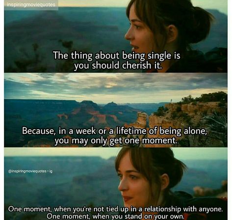 How To Be Single Movies Lines, How To Be Single Movie, Movie Quotes Inspirational, Quotes Single, How To Be Single, Best Movie Quotes, Inspirational Movies, Be Single, Motivation Words