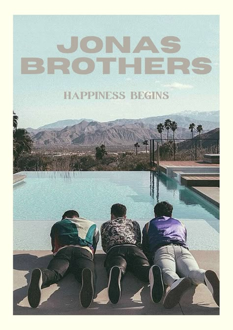 Jonas Brothers Poster, Fanfic Movie, Singer Posters, Jonas Brother, Outfit Concert, Vintage Music Posters, Spotify Wrapped, Album Posters, Good View