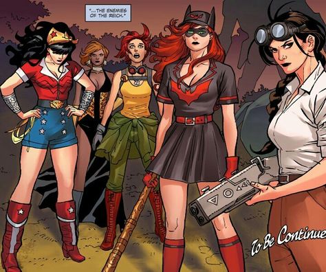 Dc Comics Bombshells, Dc Bombshells, Gotham Characters, Pulp Art, Batwoman, Dc Heroes, Comic Panels, Masters Of The Universe, Vintage Comics