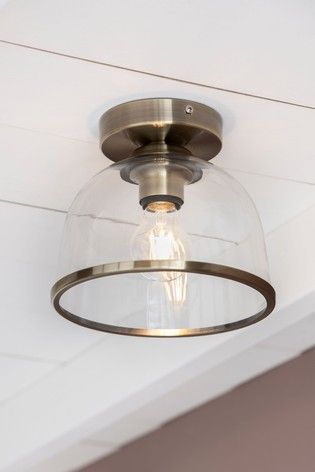 Brass Gloucester Flush Ceiling Light Low Ceiling Bathroom Lighting, Hallway Ceiling Lights Ideas, Low Ceiling Lights, Flush Ceiling Lights Uk, Hallway Lamps, Kitchen Lighting Ideas For Low Ceilings, Ceiling Lights Uk, Hallway Ceiling Lights, Victorian Hallway