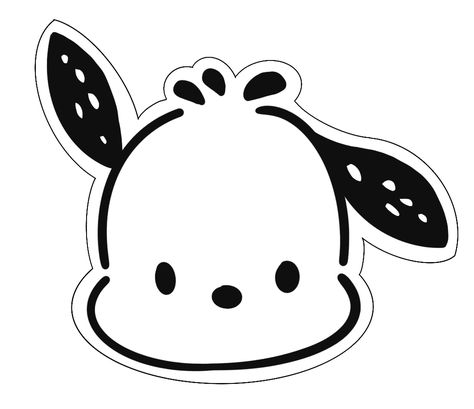 Pochacco head coloring page. Kawaii cartoon character coloring. #Molde #Hello_Kitty_Pochacco #Pochacco_Sanrio #Alphabet_Style Cartoon Character Coloring Pages, Character Coloring Pages, Alphabet Style, Punch Needle Patterns, Coloring Sheets For Kids, Kawaii Cartoon, Boss Baby, Free Printable Coloring Pages, Hello Kitty Wallpaper