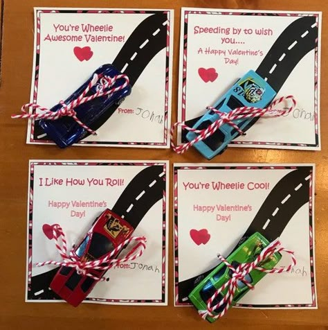 Valentines Day Gifts For Toddler Boy, Hot Wheels Valentine, Car Valentine, Toddler Valentine Gifts, Valentine Gifts For Boys, Boy Valentines, Baby Valentines, Valentines Kids, Valentine Kids