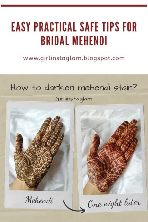 Get the most out of your mehendi using these mehendi tips Mehendi Tips, How To Make Your Mehendi Darker, Mehandi Darkening Tips, How To Remove Mehendi From Hands, Basic To Advance Mehendi, How To Make Mehendi Dark, Bridal Mehendi, How To Apply