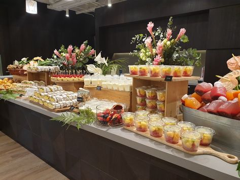 Breakfast Buffet Catering | The Plattering Co - THE PLATTERING CO. Catering Breakfast Buffet, Healthy Breakfast Buffet, Breakfast Buffet Ideas, Breakfast Buffet Table, Continental Breakfast Buffet, Moxy Hotel, Breakfast Delivery, Hotel Breakfast Buffet, Western Breakfast