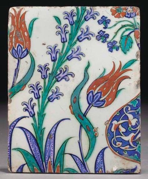 Islamic Ceramics, Ceramic Turkey, Handbuilt Ceramics, Muslim Art, Islamic Tiles, Iznik Tile, Pottery Patterns, Turkish Tile, Turkish Tiles