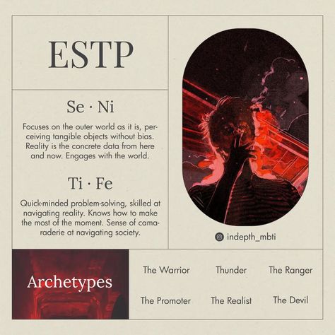 Estp Core, Estp Aesthetic, Mbti Style, Estp Personality, Mbti Functions, Personality Archetypes, Understanding Emotions, Character Personality, Writer Tips