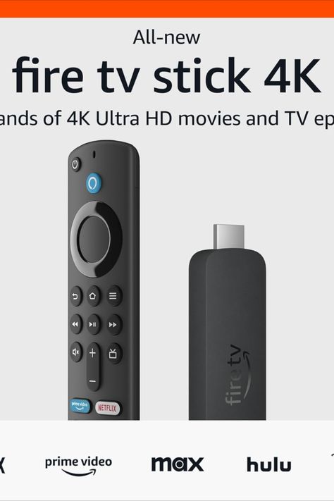 Advanced 4K streaming - Elevate your entertainment with the next generation of our best-selling 4K stick, with improved streaming performance. Wi-Fi 6 support - Enjoy smooth 4K streaming, even when other devices are connected to your router. Cinematic experience - Watch in vibrant 4K Ultra HD with support for Dolby Vision, HDR10+, and immersive Dolby Atmos audio. Popular Ads, Window Shopper, Amazon Fire Stick, Amazon Fire Tv Stick, Live Channels, Amazon Fire Tv, Amazon Fire, Netflix Streaming, Tv Channels