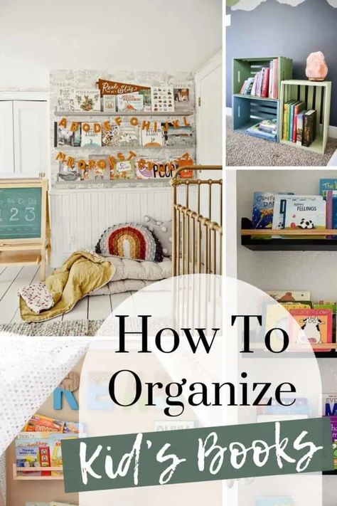 Add a personal touch to your child's reading collection! Follow these steps, and you'll have an organized and enchanting bookshelf that will make reading even more magical for them. Happy organizing! Storing Kids Books, Kids Bookshelf Organization, Organizing Kids Books, Crafts Outdoor, Bedroom Book, Fun Games For Kids, Bookshelves Kids, Book Organization, Kids Story Books