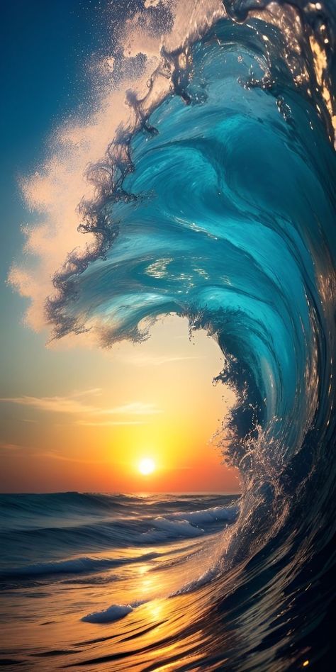 #wallpaper Seaside Aesthetic, Seaside Wallpaper, Ocean Art Painting, Ocean Waves Painting, Beautiful Ocean Pictures, Seascape Photography, Artsy Photos, Coastal Beach Decor, Waves Wallpaper