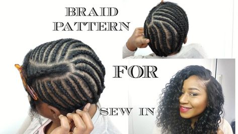 25+ Beautiful Photo of Sew In Braiding Patterns Sew In Braiding Patterns Braid Pattern For Sew In Weave Diy Youtube  #SewingPatternsForBeginners Underhand Braid, Sew In Braid Pattern, Braiding Patterns, Sew In Weave Hairstyles, Sew In Braids, Sew In Hairstyles, Sew In Weave, Quick Weave Hairstyles, Braid Patterns