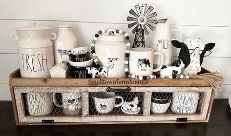 🌈 I just really love cows 🐮 #raedunn #raedunnmugs #raedunnobsessed #raedunnaddict #dunnhunter #raedunnlove #itallstartedwithamug #raedunnfinds #raedunnclay #raedunnlover #raedunndisplay #raedunncollector #raedunncollection #raedunnkitchen #youveoutdunnyourself #raedunnlove #illneverbedunn #neverbedunn #raedunnhunt #tjmaxxfinds #magenta #instagramdecor #tjmaxx #marshalls #raedunnhunting #raedunnfarmhouse #farmdisplay #cow #raedunnlife #farmhousedecor #homevibesdecortourjune11 Rae Dunn Display Ideas, Hobby Lobby Shelf, Rae Dunn Display, Tjmaxx Finds, Instagram Decor, Rae Dunn Collection, Drink Bar, Tray Ideas, Rae Dunn Kitchen