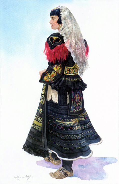 Albanian xhubleta Xhubleta Shqiptare, Siluet Art, Albanian Costume, Albanian History, Albanian Women, Albanian Traditional, Balkan Style, Albanian Eagle, Albanian Clothing