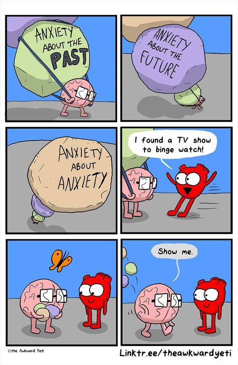 Heart And Brain Comic, Awkward Yeti, The Awkward Yeti, Friends Journal, Heart And Brain, Punny Puns, Life Comics, Funny Disney Jokes, Funny Comic Strips