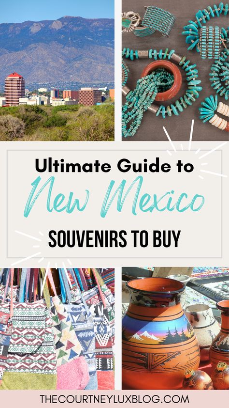 Traveling to the Land of Enchantment and looking for the best souvenirs to buy from New Mexico?  From traditional Native American pottery to Southwestern art, this state has a ton of authentic mementos for your travels. As you explore, let yourself be drawn to whatever feels right, but keep an eye out for the souvenirs on this list!   These are the best souvenirs to buy from New Mexico: #newmexico #Albuquerque #Santafe #taosnewmexico #Roswell #Newmexicotravel Albuquerque Balloon Festival, New Mexico Road Trip, Best Souvenirs, Travel New Mexico, Mexico Gift, Roswell New Mexico, Balloon Festival, Taos New Mexico, Albuquerque News