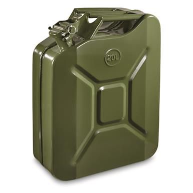 U.S. Military Style Steel Jerry Can, 20 Liter, Reproduction Timberland Boots Outfit, Jeep Yj, Jerry Can, Gas Cans, Military Surplus, Diy Life Hacks, Diy Life, Truck Accessories, Military Style