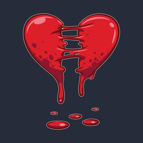 Check out this awesome 'Dripping+Broken+Healing+Heart+Valentines+Day' design on @TeePublic! Dripping Heart Drawing, Healing Heart Art, Heart Dripping, Drippy Heart, Heart Graphic Design, Logo Gallery Art, Progress Tattoo, Dripping Heart, Melting Heart