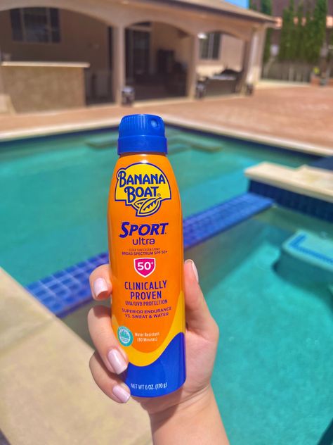 Stay Safe In the Sun 🌞🕶 Sunscreen Aesthetic, Banana Boat Sunscreen, Banana Boat, Spf 50, Stay Safe, Sunscreen, Body Care, The Sun, Carnival