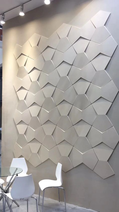 Dynamic Aesthetic, Leather Wall Panels, Tv Fal, Panel 3d, Concrete Walls, Geometric 3d, Leather Wall, Acoustic Wall Panels, Living Modern