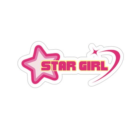 'STARGIRL' Sticker for all your aesthetic needs and desires ! ✨ Please refer to the images as to what sticker size and style you want. Comes in transparent version and white border version as well as two different sizes ! Scrapbook Stickers Png Aesthetic, Girly Aesthetic Stickers, Sticker Collection Aesthetic, Asethic Stickers, Stargirl Sticker, Aesthetic Stickers For Journal, Aesthetic Stickers Cool, Cute Stickers Aesthetic, Cute Aesthetic Stickers