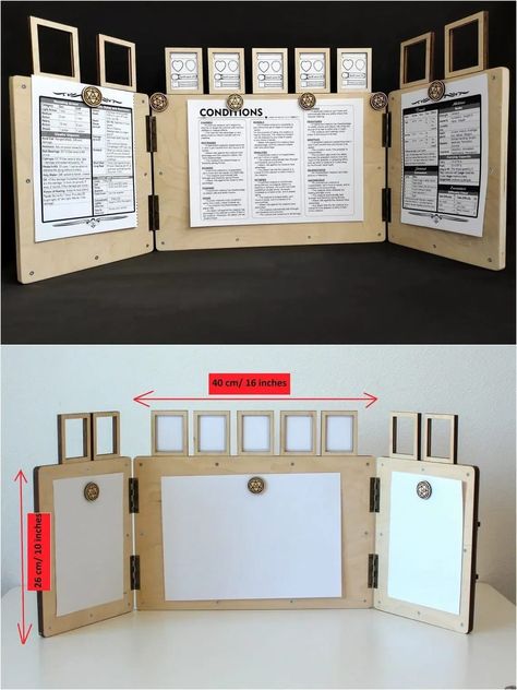 The Dungeon Meowster (DM) screen D&d Decor, Dungeons And Dragons Room, Dungeons And Dragons Diy, Dnd Decor, Dnd Room, Dnd Table, Dnd Diy, Dungeon Room, Dnd Stats