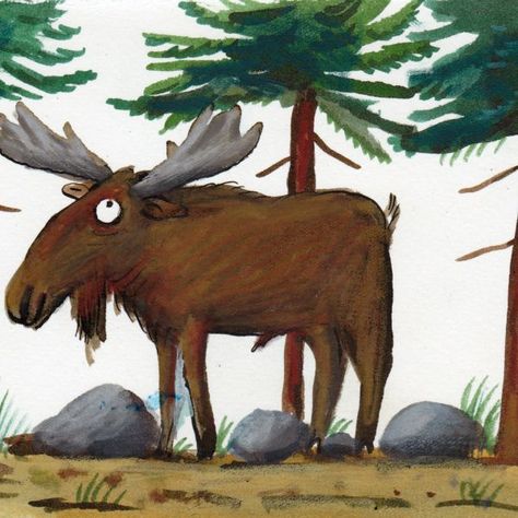 Axel Scheffler's official website | Can I see some pictures? Axel Scheffler, Creature Drawings, Children's Book Illustration, Some Pictures, Moose, Childrens Books, Moose Art, Sketch Book, Illustrations