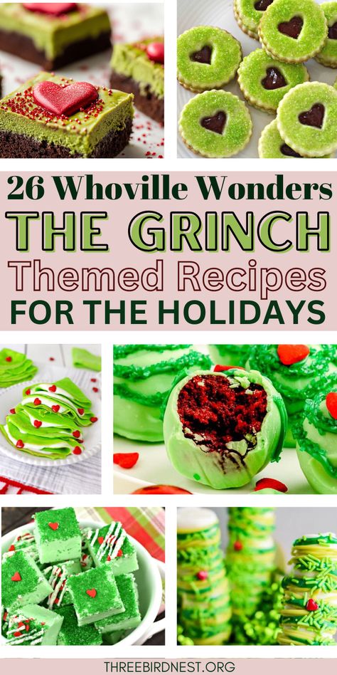 Christmas Desserts Grinch, Grinch Dessert Ideas, Grinch Cakes, Grinch Movie Night, Grinch Recipes, Grinch Fudge, Grinch Christmas Treats, Grinch Snack, Movie Night Desserts