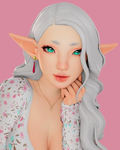 Commission: Frieren Ears | Patreon Sims4 Elf Ears, Sims 4 Elf Ears, Sims 4 Hair Male, Sims 4 Sims, Wedding Presets, Elf Ears, Ear Earrings, Ts4 Cc, Sims 4 Cc Finds