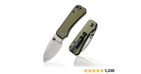 Amazon.com: CIVIVI Baby Banter Pocket Folding Knife for EDC, 2.34" Blade Small Knife with Titanium Thumb Stud Opener C19068S-5 (Green) : Tools & Home Improvement Small Pocket Knife, Small Knife, Edc Knife, Edc Gear, Bear Paws, Pocket Clip, Pocket Knives, Folding Knife, Folding Knives