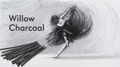 Willow Charcoal Drawings, Willow Sticks, Charcoal Sticks, Stick Drawings, Swim Meet, Charcoal Art, Charcoal Drawing, Easy Drawings, Fine Art