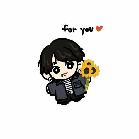 Taehyung Chibi, Bts Chibi Jungkook Cute, Bangtan Chibi, Bts Illustration, Sticker Bts, Fanart Bts, Jungkook Fanart, Happy Ending, Mini Drawings