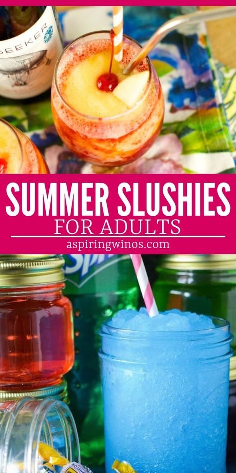 Pouch Alcohol Drinks, Frozen Adult Drink Pouch Recipes, Freezer Slushies With Alcohol, Frozen Drinks Alcohol Slushies, Slushie Alcohol Drinks, Adult Juice Pouch Recipes, Poolside Drinks Alcohol, Spiked Slushies, Adult Drink Pouch Recipes