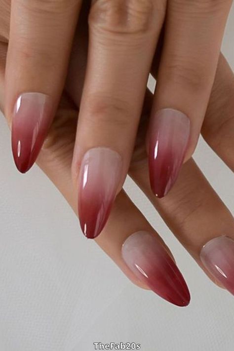 Get ready to be wowed by these red ombre nail ideas! From mesmerizing gradients to stunning color combinations, these designs will leave you speechless. Elevate your nail game with these on-trend looks, featuring everything from bold and bright shades to soft and subtle hues. Whether you prefer long or short nails, square or oval shapes, there's an ombre design here for everyone. Discover your new favorite manicure and show off your unique style with these must-see ombre nails Hollywood Nails, Red Ombre Nails, Long Nail Designs, Short Square Nails, Blush Nails, Ombre Nail Designs, Nail Art Ombre, Nail Swag, Gradient Nails