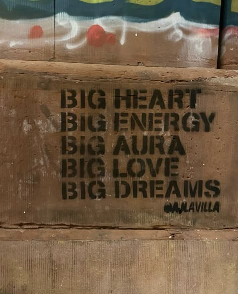 Graffiti Quotes, Street Quotes, Vision Board Affirmations, Life Quotes Love, Big Dreams, Positive Self Affirmations, Reminder Quotes, Dream Board, Some Words