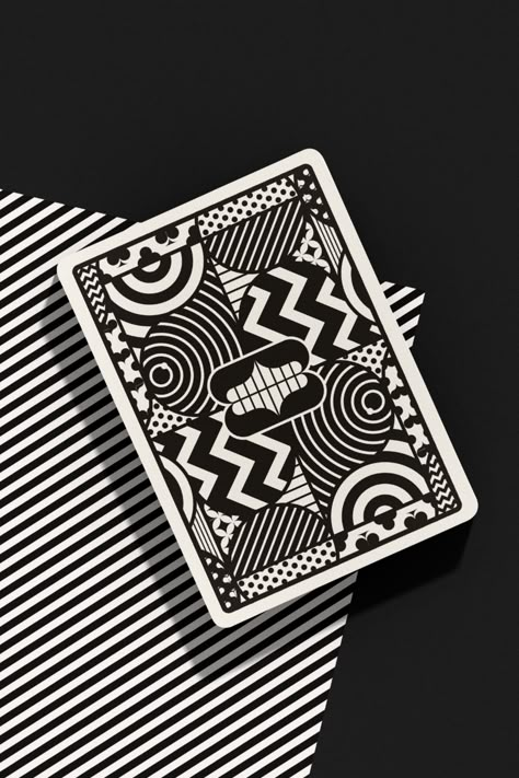 Deck Of Cards Back Design, Card Deck Illustration, Deck Of Cards Design Illustration, Card Deck Back Design, Poker Cards Design Ideas, Deck Of Cards Graphic Design, Creative Playing Cards Design, Cards Deck Design, Playing Card Business Card